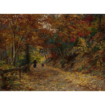 РЕПРОДУКЦИИ НА КАРТИНИ Падащи листа (1899)